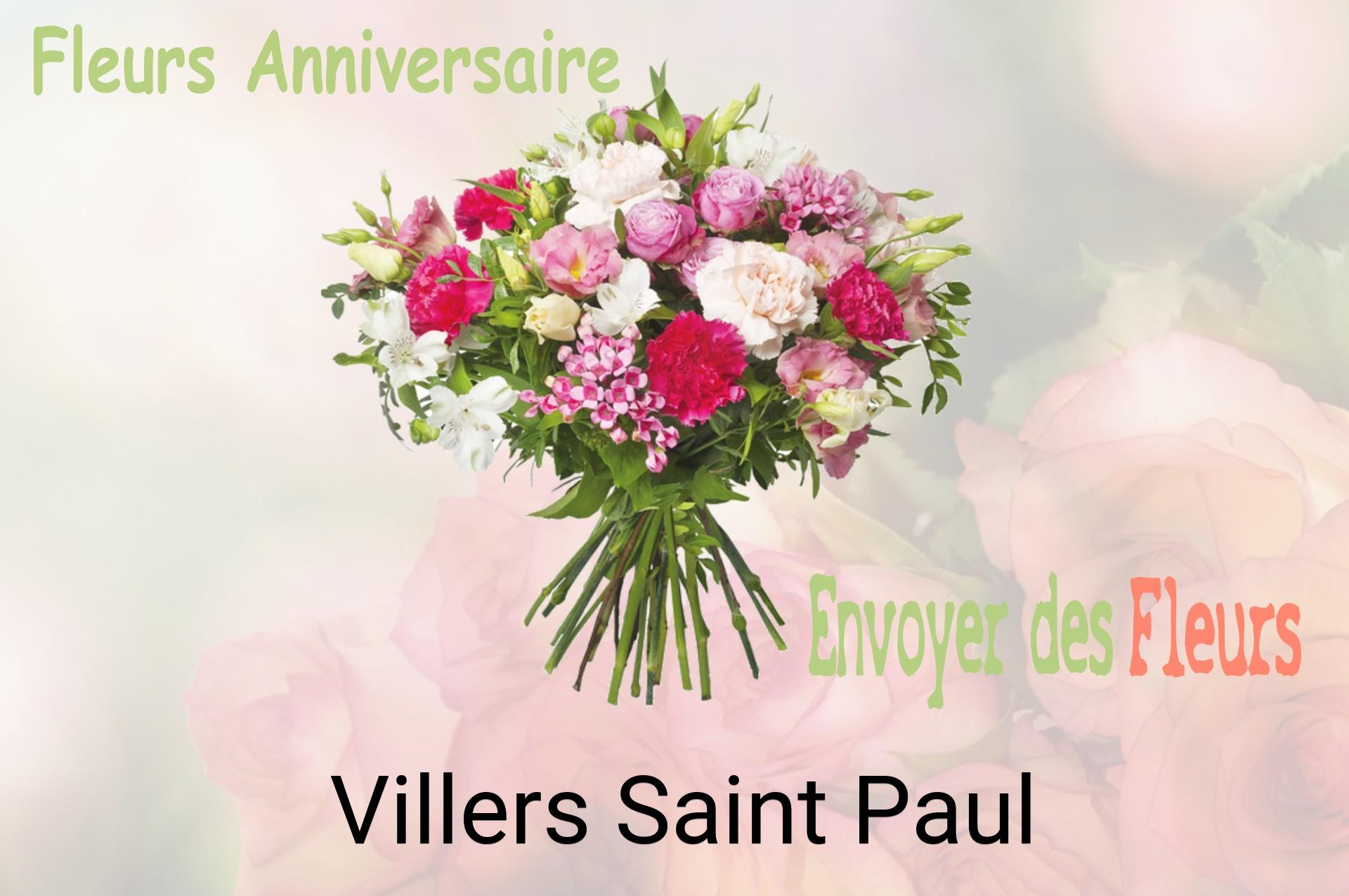 Bouquet de fleurs d’anniversaire livré à Villers-Saint-Paul