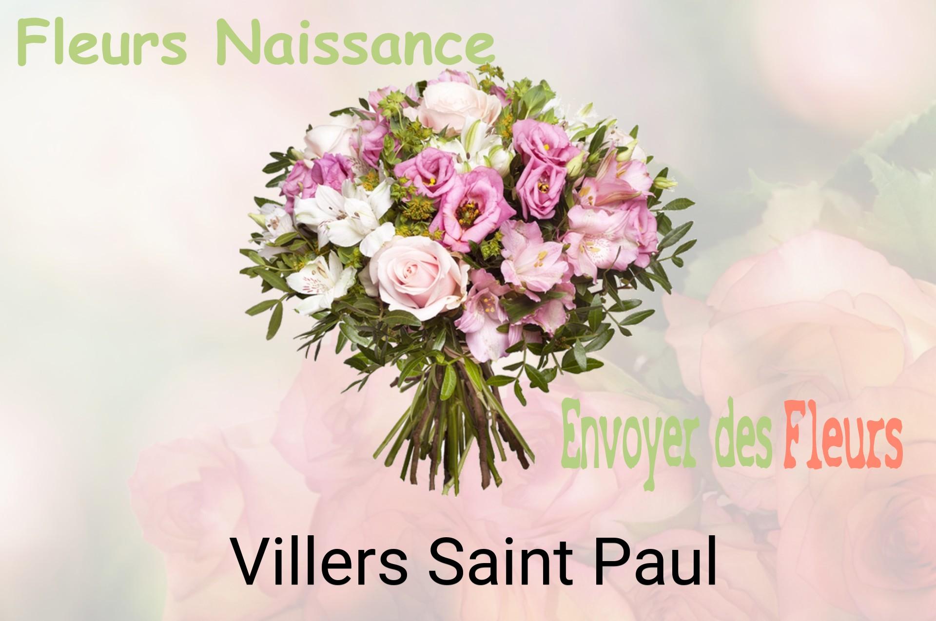 Bouquet de fleurs de naissance livré à Villers-Saint-Paul